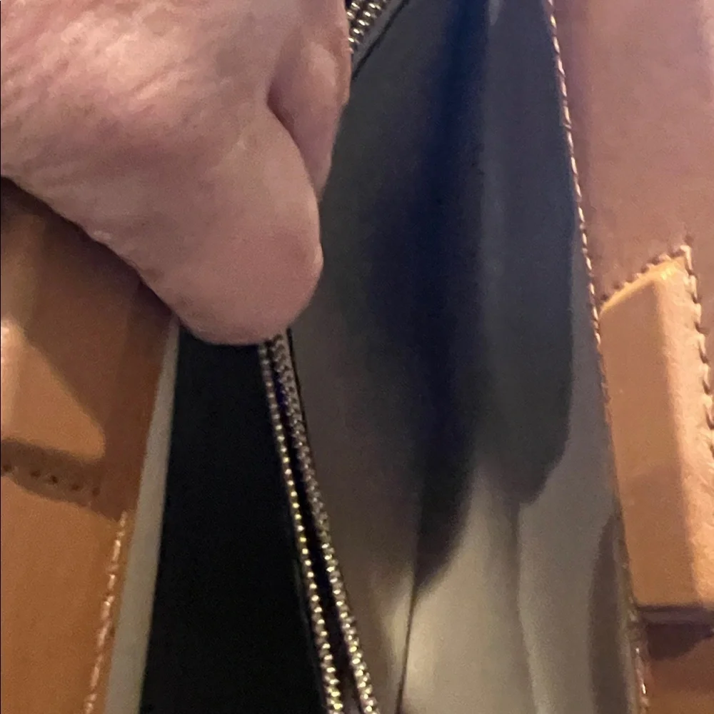 Michael Kors Meredith Medium Logo and Leather Tote Bag SEE DESCRIPTION - Picture 8 of 15